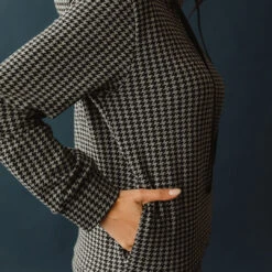 Boyfriend Hoodie, Houndstooth 10 Boyfriend Hoodie, Houndstooth -Clothing Promotional Store 369A3914final