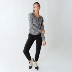 Henley, Charcoal -Clothing Promotional Store 369A3944final