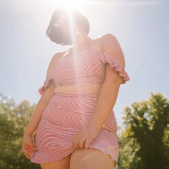 Cherry High-Waisted Swim Skirt -Clothing Promotional Store 369A4007final b9a00a4e 40d9 42e2 9dd8 e515344b99fa