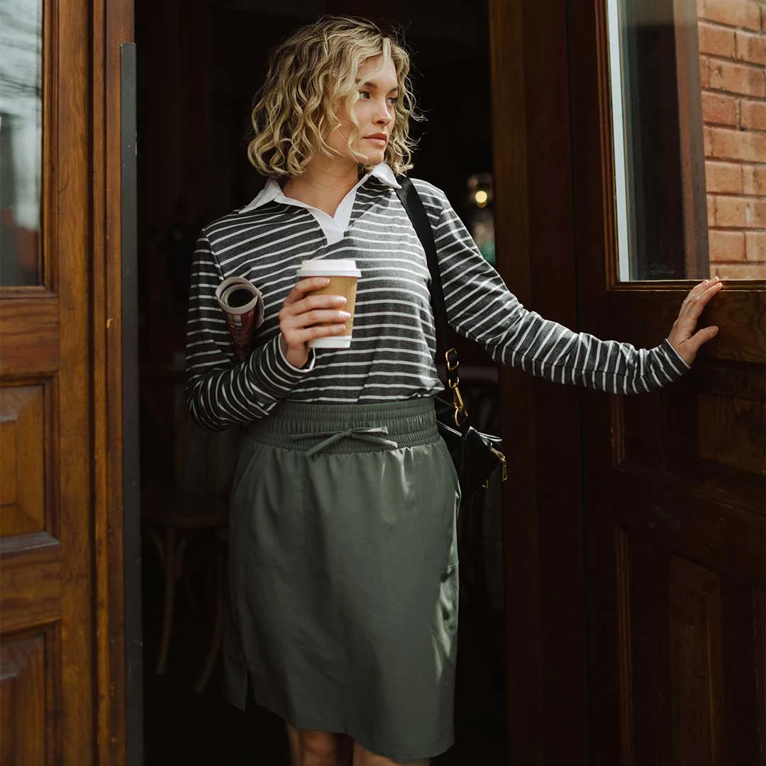 The Away Skirt, Olive 10 The Away Skirt, Olive - Image 8