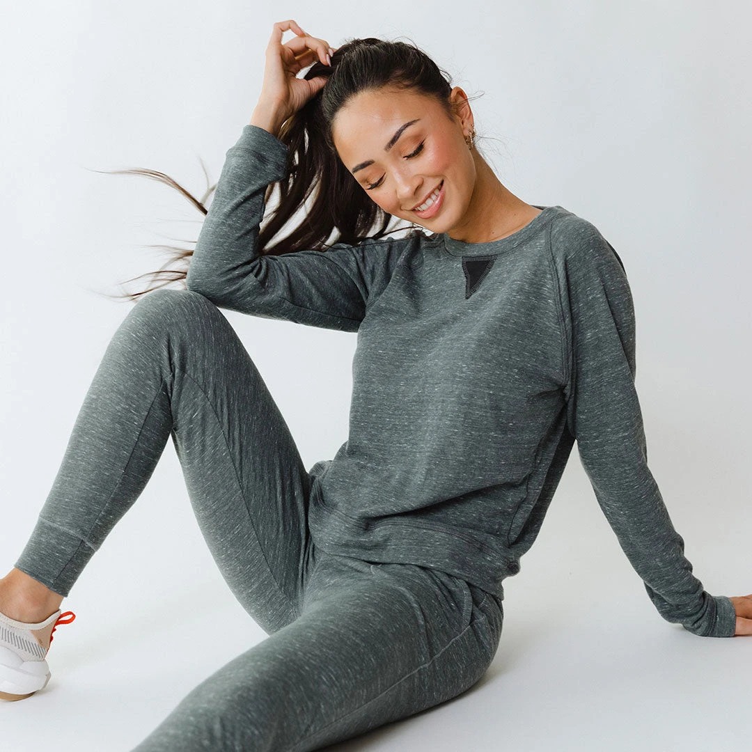 Campus Crew, Heather Grey 3 Campus Crew, Heather Grey