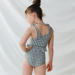 Mini Tied-Up Tankini Set, Houndstooth -Clothing Promotional Store 369A4267final 1