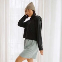 Intention Hoodie, Black -Clothing Promotional Store 369A4602final