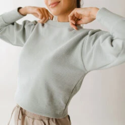 Atlas Ribbed Sweater, Grey 13 Atlas Ribbed Sweater, Grey -Clothing Promotional Store 369A4654