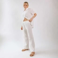 Cabana Pants, White 15 Cabana Pants, White -Clothing Promotional Store 369A4681final