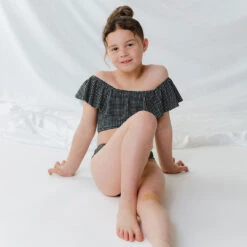 Mini Wave Two-Piece Set, Black Checkers -Clothing Promotional Store 369A4729final