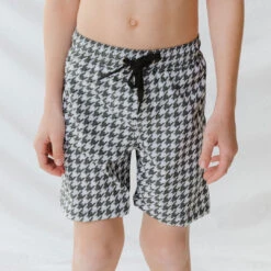 Houndstooth Jr. Swim Trunks -Clothing Promotional Store 369A5039final