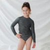 Mini Rash Guard Two-Piece Set, Black Checkers 1 Mini Rash Guard Two-Piece Set, Black Checkers -Clothing Promotional Store 369A5104final 1