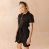 City Romper, Black Canvas -Clothing Promotional Store 369A5144