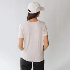 Paris Tee, Cream 11 Paris Tee, Cream -Clothing Promotional Store 369A5278final