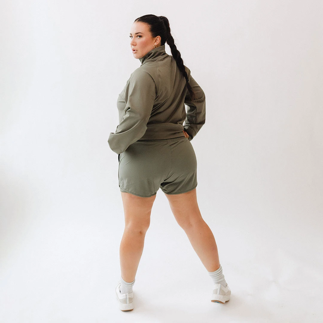 The Gotta Run 1/4 Zip, Olive 10 The Gotta Run 1/4 Zip, Olive - Image 8