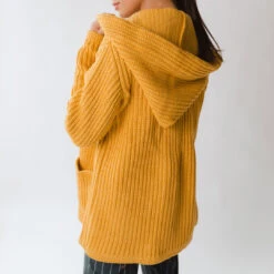 Vermont Cardigan, Yellow -Clothing Promotional Store 369A5434finnal