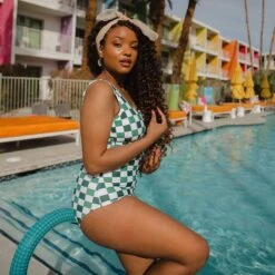 Deep End One-Piece, Check Mate 11 Deep End One-Piece, Check Mate -Clothing Promotional Store 369A5548final