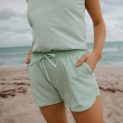 Mint Tank Romper -Clothing Promotional Store 369A5767final