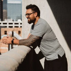 Men's Classic Tee, Heather Grey 13 Men's Classic Tee, Heather Grey -Clothing Promotional Store 369A5964final