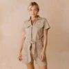 City Romper, Brown Canvas -Clothing Promotional Store 369A6769