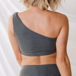 Black Checkers Icon Swim Crop -Clothing Promotional Store 369A6923final c36894a7 5222 431c 8e3d 908d2028cf1c