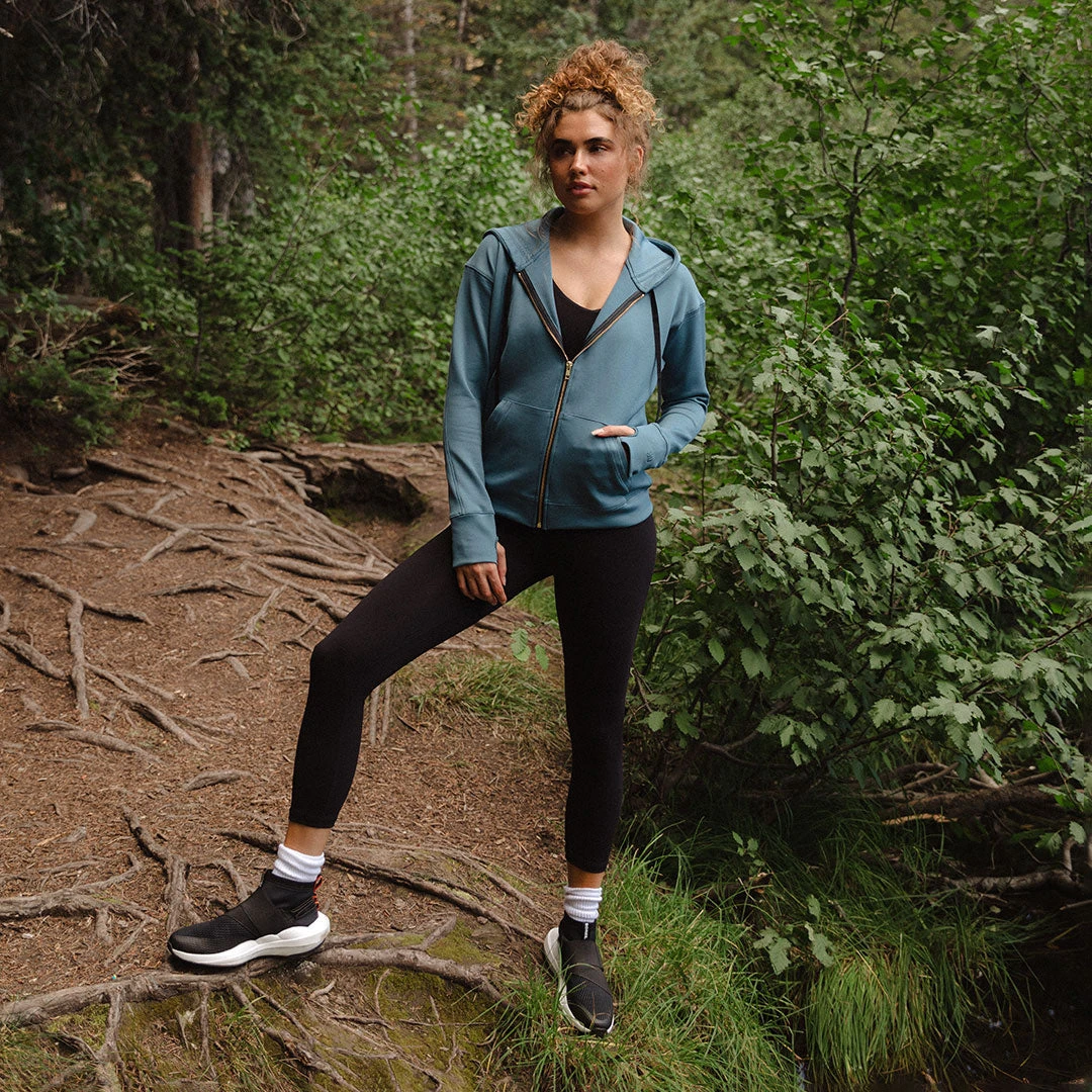 Hideaway Zip-Up, Ocean Blue 7 Hideaway Zip-Up, Ocean Blue - Image 5