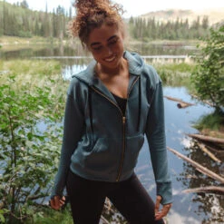 Hideaway Zip-Up, Ocean Blue 19 Hideaway Zip-Up, Ocean Blue -Clothing Promotional Store 369A7107final