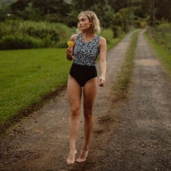 Let's Dance One-Piece Swimsuit -Clothing Promotional Store 369A7114final