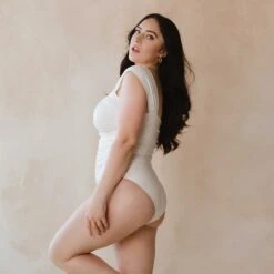 Ivory Off Shoulder One-Piece -Clothing Promotional Store 369A7381final