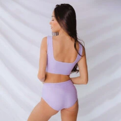 Periwinkle High-Waisted Bottoms -Clothing Promotional Store 369A7446final