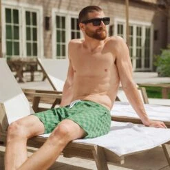 Wind And Sea Shorts, Green Check -Clothing Promotional Store 369A7489final 1