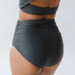 Midnight Dash Ruched High-Waisted Bottoms -Clothing Promotional Store 369A7608