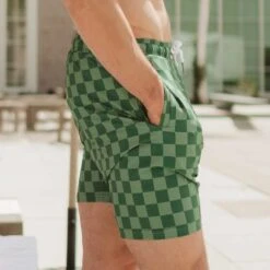 Wind And Sea Shorts, Green Check 12 Wind And Sea Shorts, Green Check -Clothing Promotional Store 369A7622final