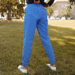 Destination Joggers, Blue Gingham -Clothing Promotional Store 369A7776final 22490343 3642 4012 95ea f79c906160ac 1