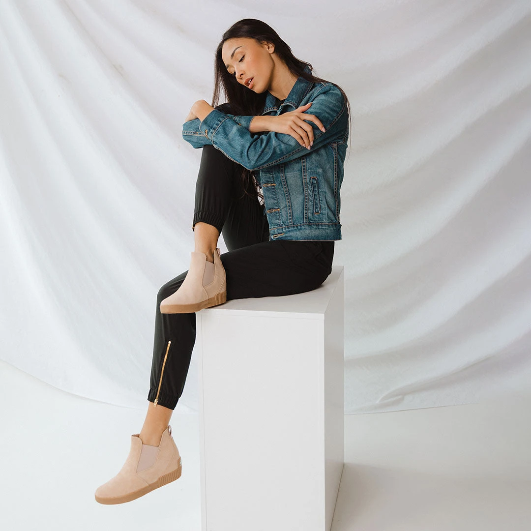 Sorel Out N About Slip On Wedge, Natural Tan 6 Sorel Out N About Slip On Wedge, Natural Tan - Image 4