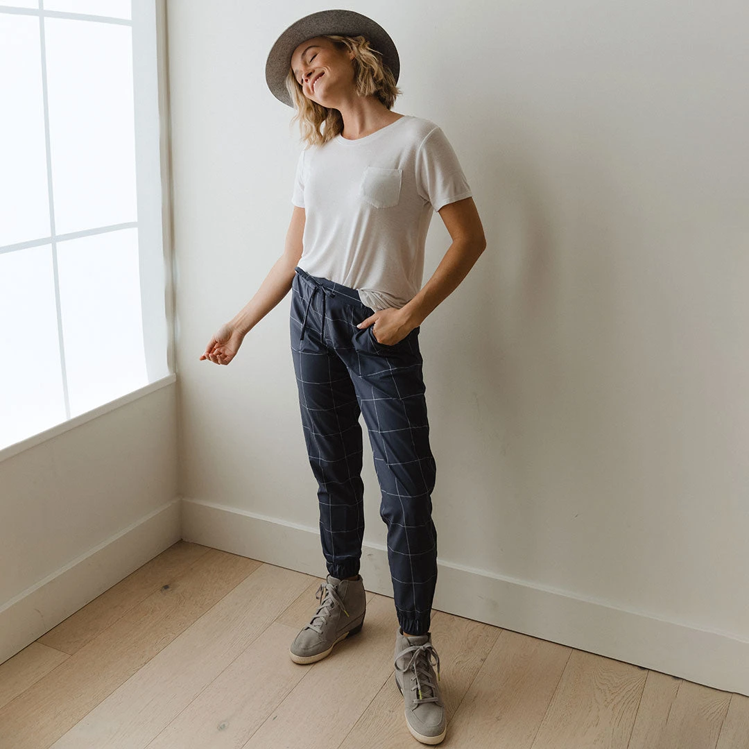 Indigo Windowpane Jetsetters 7 Indigo Windowpane Jetsetters - Image 5