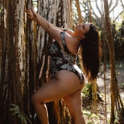 Chocolate Fern Off Shoulder One-Piece 17 Chocolate Fern Off Shoulder One-Piece -Clothing Promotional Store 369A8045final