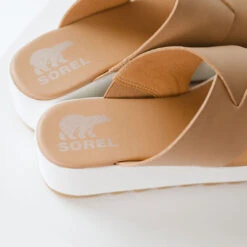 Sorel Cameron Flatform Mule, Honest Beige -Clothing Promotional Store 369A8050final