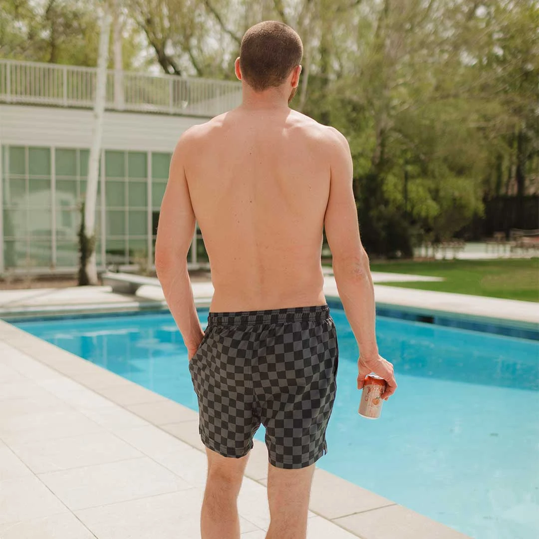 Wind And Sea Shorts 5" Inseam, Slate Checkers 7 Wind And Sea Shorts 5" Inseam, Slate Checkers - Image 5