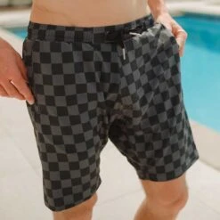 Wind And Sea Shorts, Slate Checkers 9 Wind And Sea Shorts, Slate Checkers -Clothing Promotional Store 369A8148final