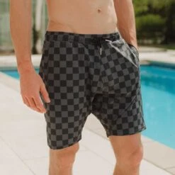 Wind And Sea Shorts, Slate Checkers 8 Wind And Sea Shorts, Slate Checkers -Clothing Promotional Store 369A8152final