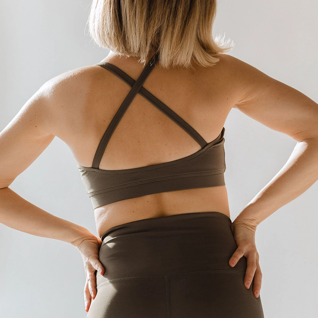 Uplift Bra, Olive 4 Uplift Bra, Olive - Image 2