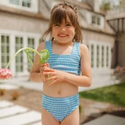 Mini Olivia Two-Piece Set, Bluebell