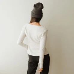 Waffle Long Sleeve Crew, Oatmeal 19 Waffle Long Sleeve Crew, Oatmeal -Clothing Promotional Store 369A8256final