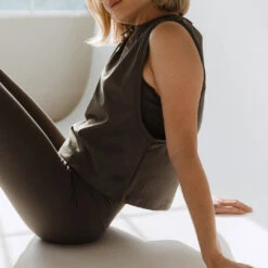 Venus Tank, Olive -Clothing Promotional Store 369A8316final