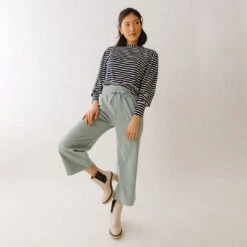 Audrey Wide Leg Pants, Sea Breeze -Clothing Promotional Store 369A8391final 02f11d70 b343 4c7b 898e 632edaf5cf25