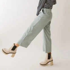 Audrey Wide Leg Pants, Sea Breeze -Clothing Promotional Store 369A8408final