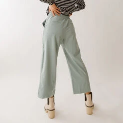 Audrey Wide Leg Pants, Sea Breeze -Clothing Promotional Store 369A8415final dd2570b1 9056 410f 8166 3ae104394032