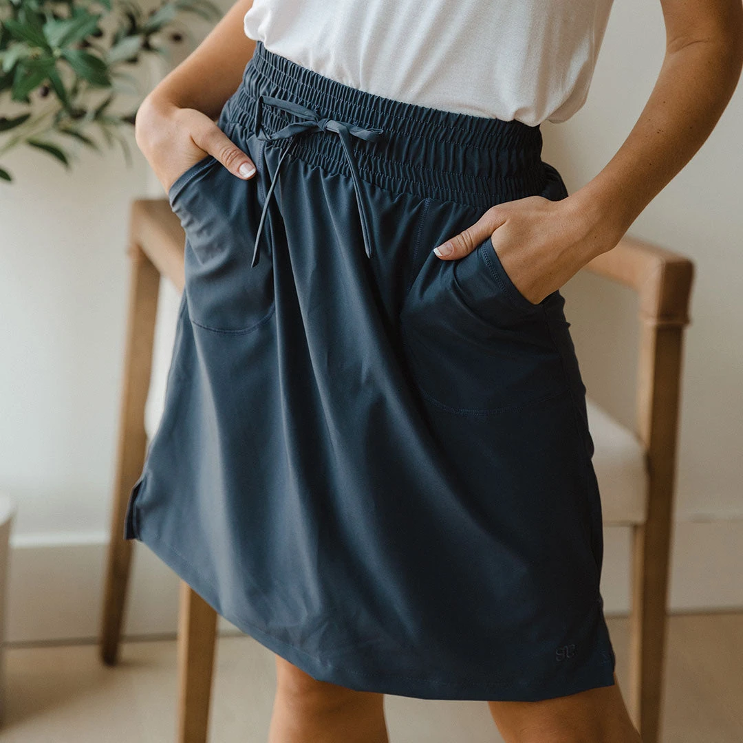 The Away Skirt, Indigo 3 The Away Skirt, Indigo