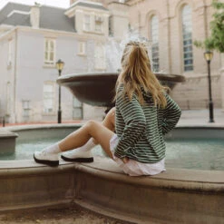 City Pullover, Hunter Green -Clothing Promotional Store 369A8496final