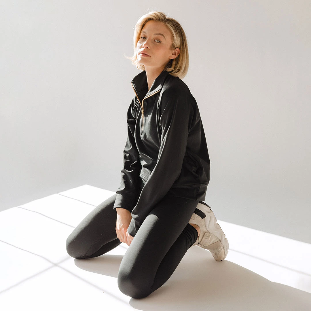 The Gotta Run 1/4 Zip, Black 6 The Gotta Run 1/4 Zip, Black - Image 4