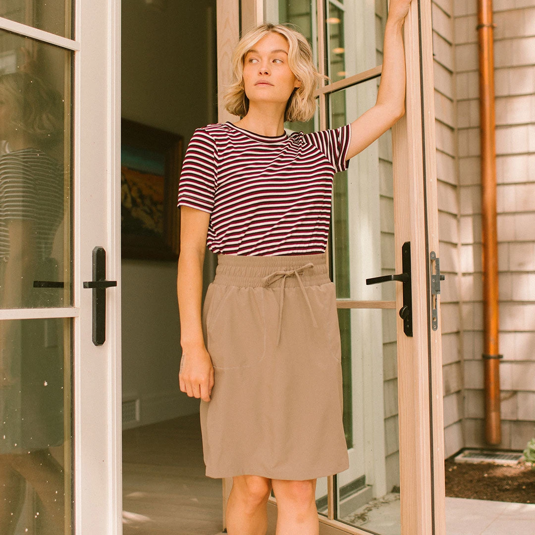 The Away Skirt, Brindle 3 The Away Skirt, Brindle