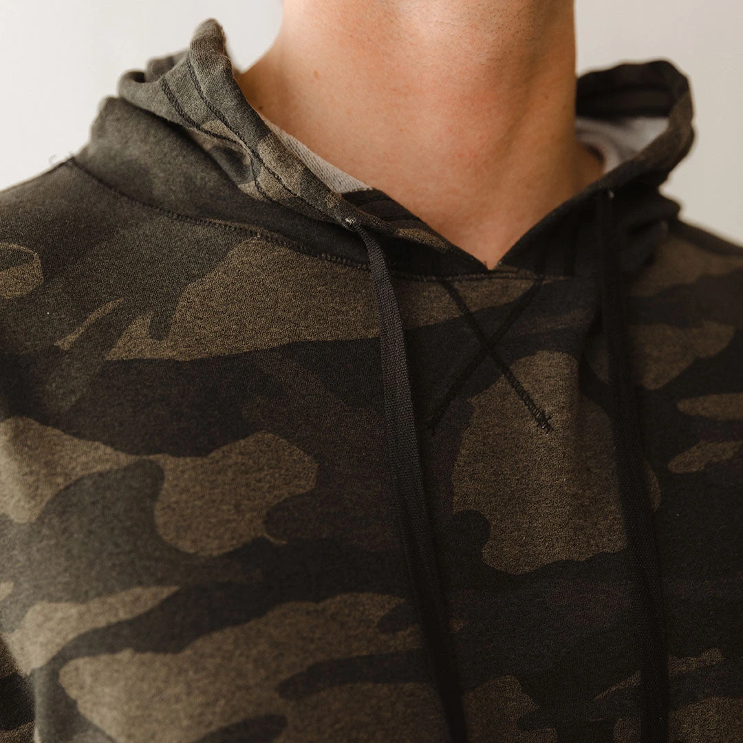 Men's Hoodie, Green Camo 12 Men's Hoodie, Green Camo - Image 10