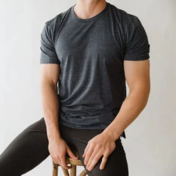 Men's Classic Tee, Heather Navy 10 Men's Classic Tee, Heather Navy -Clothing Promotional Store 369A9303final